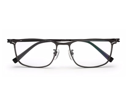 Zenith Metallic Titanium Grey Spectacles for Men