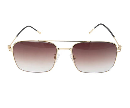 Gradual Brown Square Shaped UV Sunglass