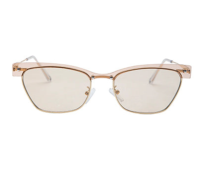 Light Brown Cateye Style UV Sunglass