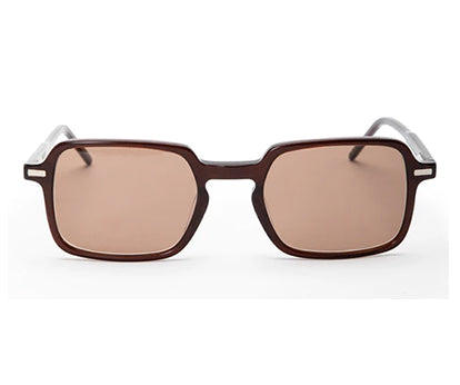 Brown Square Shaped Acetate Sunglasses