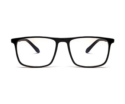 Brown Black Square Shaped Acetate Eyeglasses Frames for Men