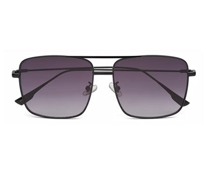 Black With Gradient UV 400 Protected Aviator Sunglasses For Men & Women