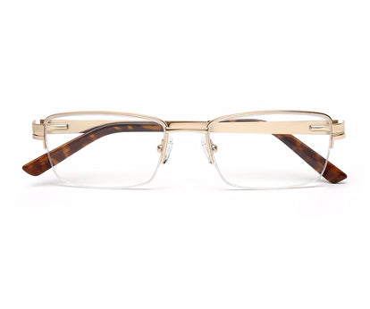 HALF RIM TORT TEMPLE RECTANGLE CHASHMA FOR MEN