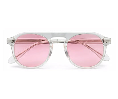 Pink Aviator Full Rim UV400 Protected Sunglasses For Men