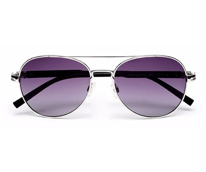 Black Aviator Polarised UV Sunglass