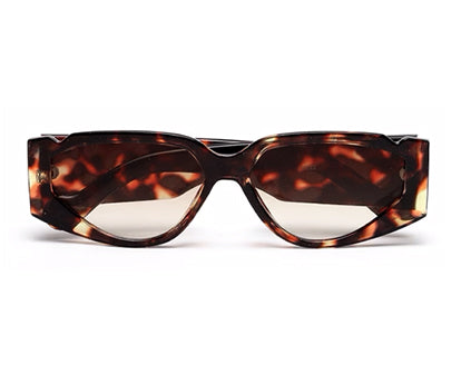 Tort Brown Vintage 100% UV Protection Sunglasses with Polycarbonate Lenses