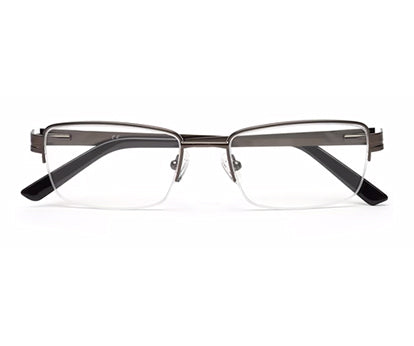 HALF RIM BLACK EYEGLASS FOR MEN