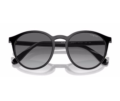 Vogue Eyewear Women's Vintage Black Round Sunglasses