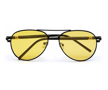 Yellow Aviator Sunglass UV400 Protected for Men and Women