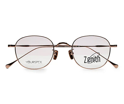 Zenith Titanium Rose Gold Round Frames