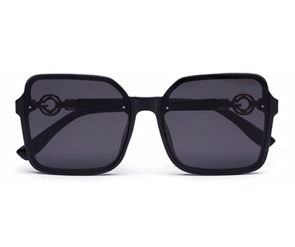 Black Square UV Sunglass for Women