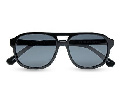 YourSpex-Thick Black Square Full-Rim Sunglasses-Large-Square