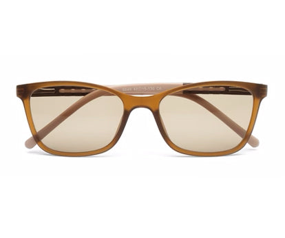 UV400 BROWN RECTANGLE KIDS SUNGLASSES