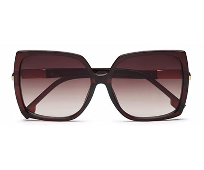 Brown Square UV 400 Polarised Sunglass for Women