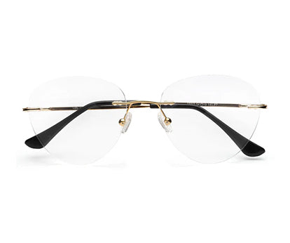 Rimless Aviator Spectacle Frames