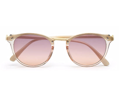 Beige Oval UV 400 Protection Polarised Sunglass for Women