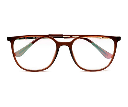 Sleek Brown Ultralight Spectacles