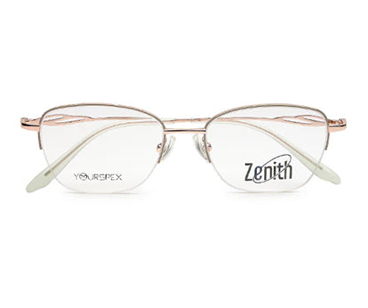 Zenith Titanium Rose Gold Crystal Frames