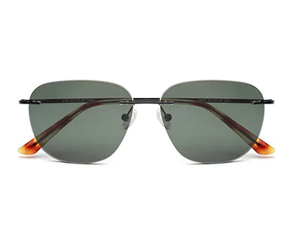 Rimless Square Black Sunglasses