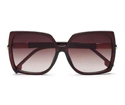Brown Square UV 400 Polarised Sunglass for Women