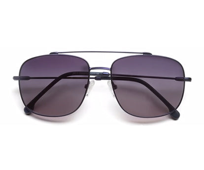 Blue Squared full Rim Metal Sunglasses For Men