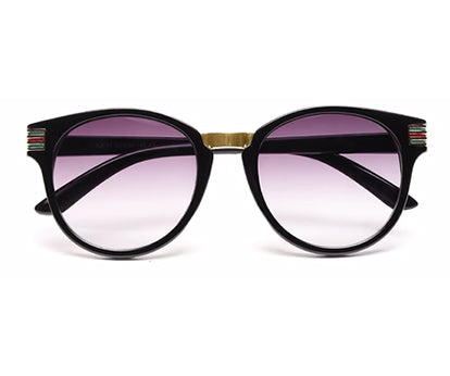 Gradual Grey Black Cateye Style UV Sunglass