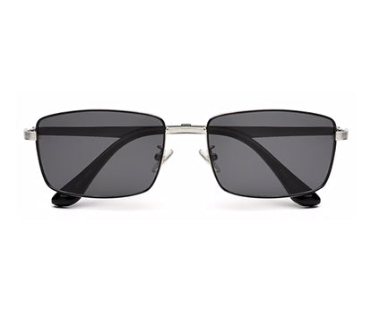 Gunmetal Rectangle Polarized Sunglass for Men
