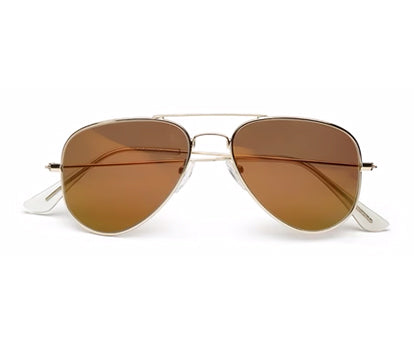 Classic Unisex Gold Aviator Sunglasses for men and Women