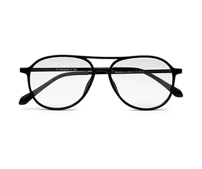 Classic Aviator Black Ultralight Spectacles