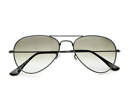 JetBlack Unisex Aviators Gradient Sunglasses