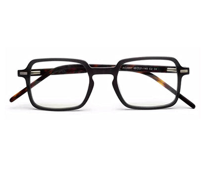 Tort Brown Grey Full-Rim Square Chasma for Kids