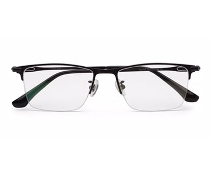 ZENITH TITANIUM CLEAR LENS BLACK FRAMED MEN SPECTACLES