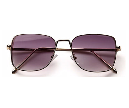 Gradient Purple Squared UV Sunglass