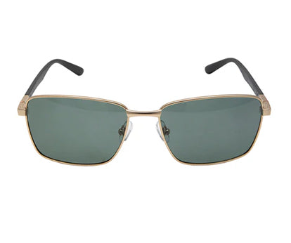 Gold Rectangle Shaped UV Sunglass