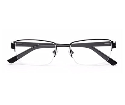 CLASSIC BLACK RECTANGLE EYEGLASSES