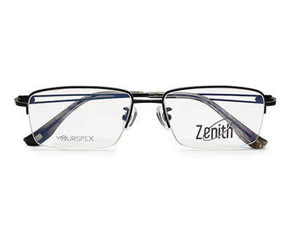 Zenith Titanium Sleek Black Frames