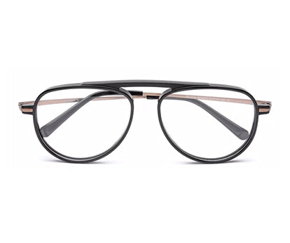 Trendy Black Round Glasses