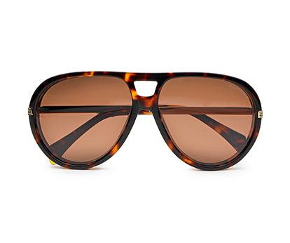 YourSpex-Bold Tortshell Acetate Sunglasses-Large-Aviator