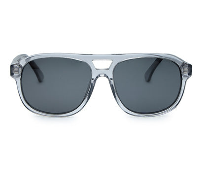 YourSpex-Matte Grey Square Premium Sunglasses-Large-Square