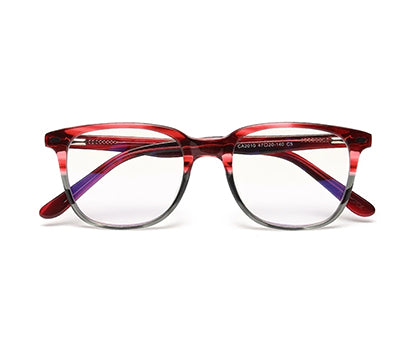 Brown Woody Wayfarer Style Acetate Eyeglass Frame for Men