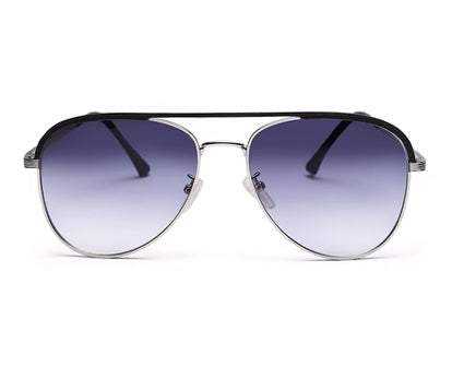 Gradual Blue Aviator Style UV Sunglass