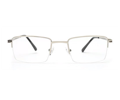 CLASSY SILVER EYEGLASSES FOR MEN
