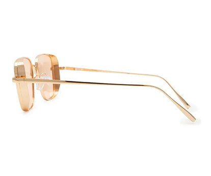 Light Brown Square Shaped UV Sunglass