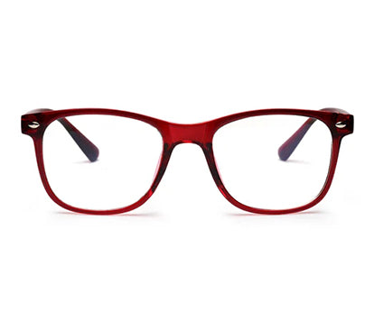 Cool Burgundy Square Spectacles