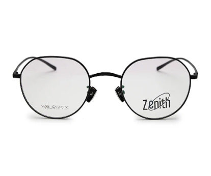 Zenith Titanium Round Metal Frames