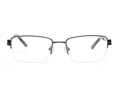 HALF RIM BLACK EYEGLASS FOR MEN