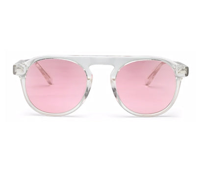 Pink Aviator Full Rim UV400 Protected Sunglasses For Men