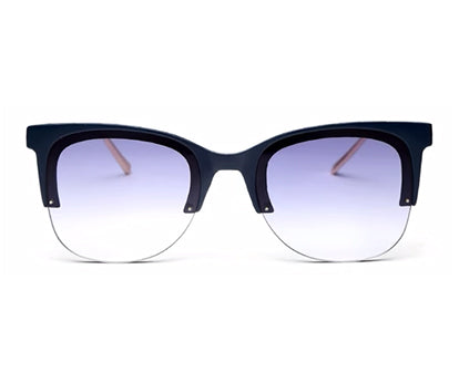 Dark Blue Gradient Clubmaster UV Protection Sunglass for Men