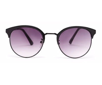 Gradual Grey Black Cateye Style UV Sunglass