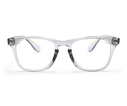 Transparent Grey Wayfarer Eyeglasses for Men and Women